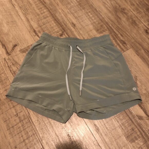 LuluLemon Unisex mint green athletic shorts - Picture 1 of 7